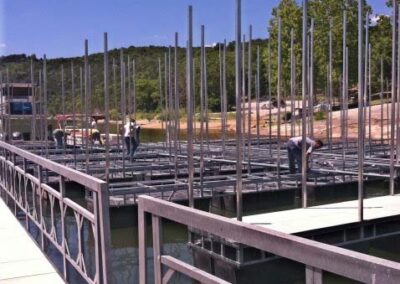 james river dock services dock in progress