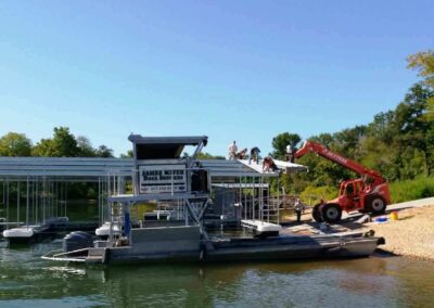 james river dock services in progress